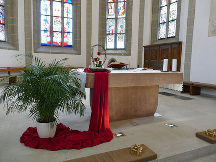 Palmsonntag in St. Crescentius (Foto: Karl-Franz Thiede)